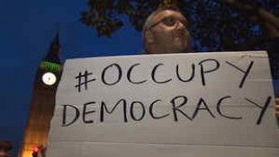#OccupyDemocracy: Protesters hold Parliament Square despite arrests