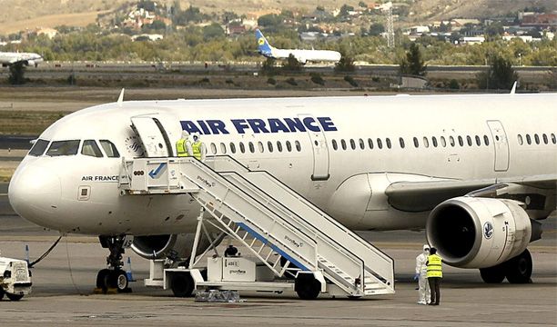 Air France Plane Quarantined In Madrid Over Potential Ebola Case