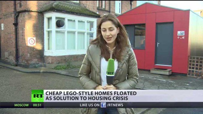 Charity builds ‘Lego style houses’ to tackle UK rent crisis