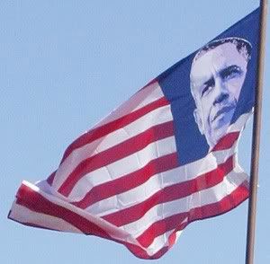 Unbelievable-ego-Obama-face-US-flag