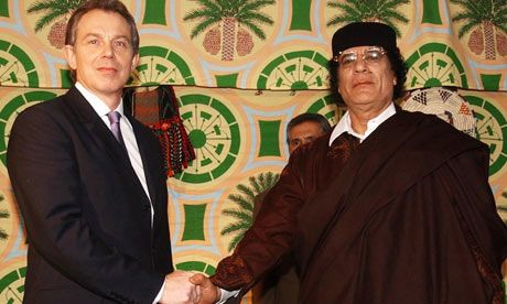 Blair colluded with Gaddafi over Libya exiles