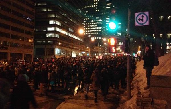Canada: Tear Gas, Rubber Bullets As Police Disperse Students’ Anti-Austerity Rally