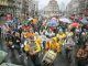 Tens Of Thousands Protest Against Austerity In Brussels