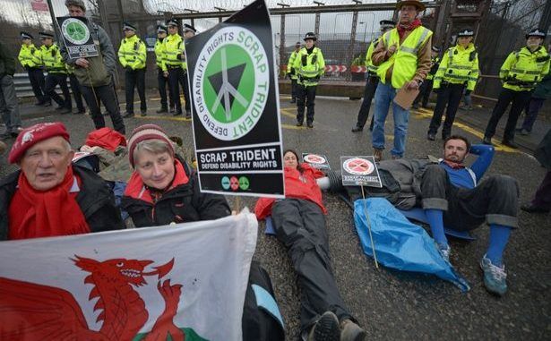 Dozens Arrested As Anti-Nuclear Protesters Demand End To Trident Sub Programe