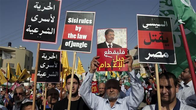 Palestinians Slam Death Penalty Against Egypt’s Morsi