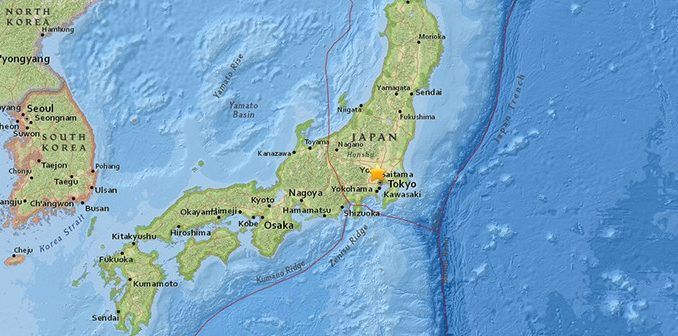 Japan: 5.6 Tremor Shakes Buildings In Tokyo