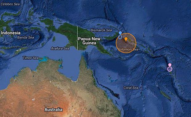 7.2 Magnitude Earthquake Strikes Off Papua New Guinea