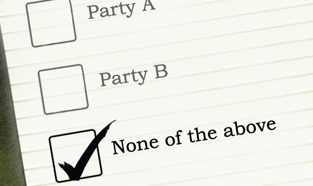 none of the above ballot