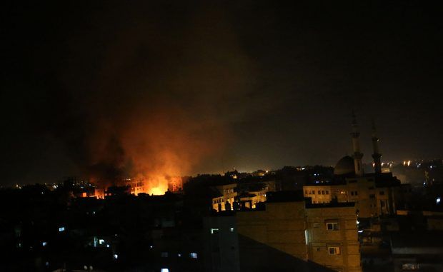 September 2015 - Israel have launched an airstrike on Gaza