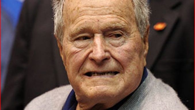 George Bush Senior admits that UFOs are real, but says "American's can't handle the truth"