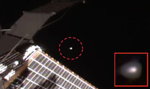 ISS UFO captured before NASA cut the video feed