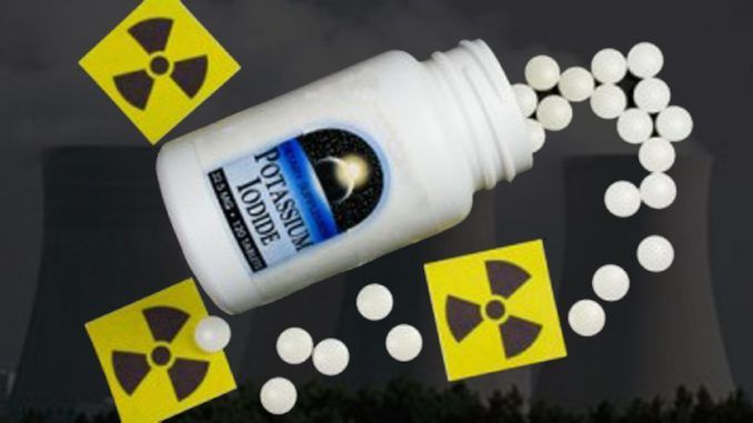 Canadian citizens have been handed iodine pills by the government in case of a nuclear disaster
