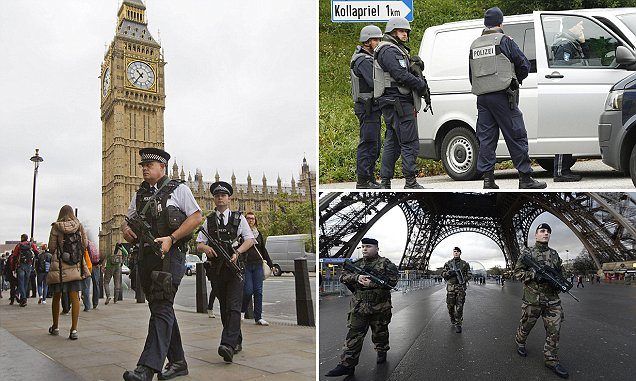 EU cities on high alert for terrorism