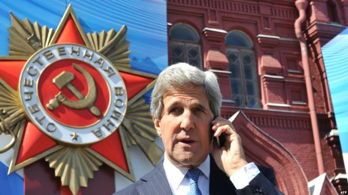 John Kerry visits Moscow for a one-on-one meeting with President Putin
