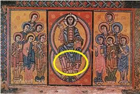 Jesus again pictured in religious artwork with magic mushrooms.