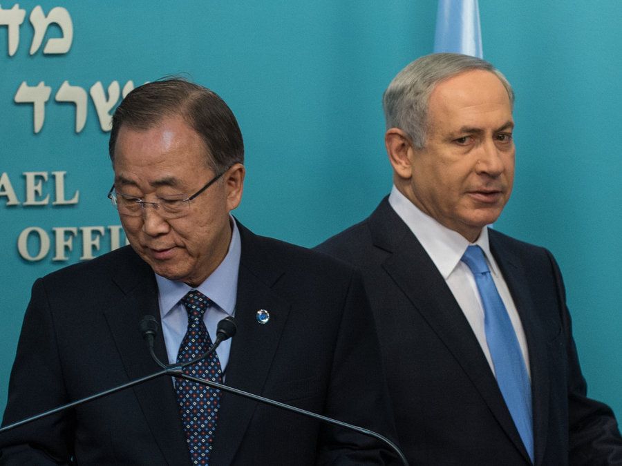 The UN Chief has criticised Israeli treatment of Palestinians, calling Israel a bunch of "hooligans"