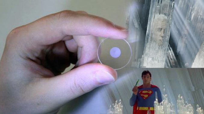 Superman crystals can store huge amounts of data for billions of years