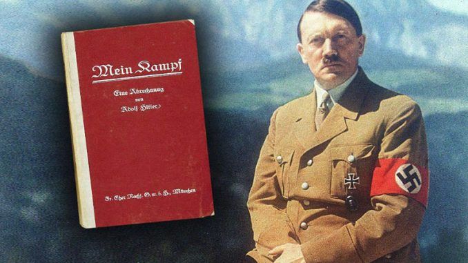 Adolph Hitler and his book Mein Kampf is now a bestseller in Hollywood