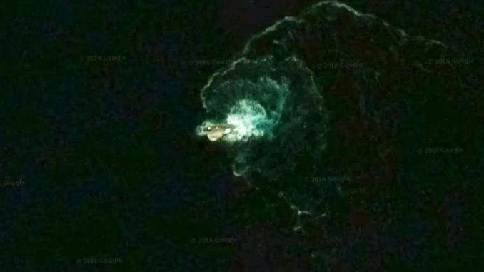 'Sea monster' spotted on Google Earth