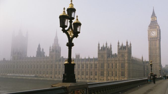 Suspicious white powder shuts down UK parliament