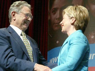 Hillary Clinton promised to “get money out of politics" on the same day she accepted a $25 million dollar donation from George Soros.