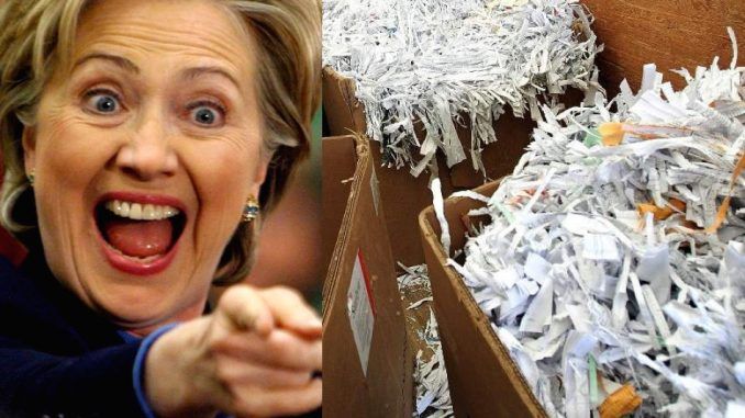Hillary Clinton caught ordering the shredding of Bernie Sanders votes