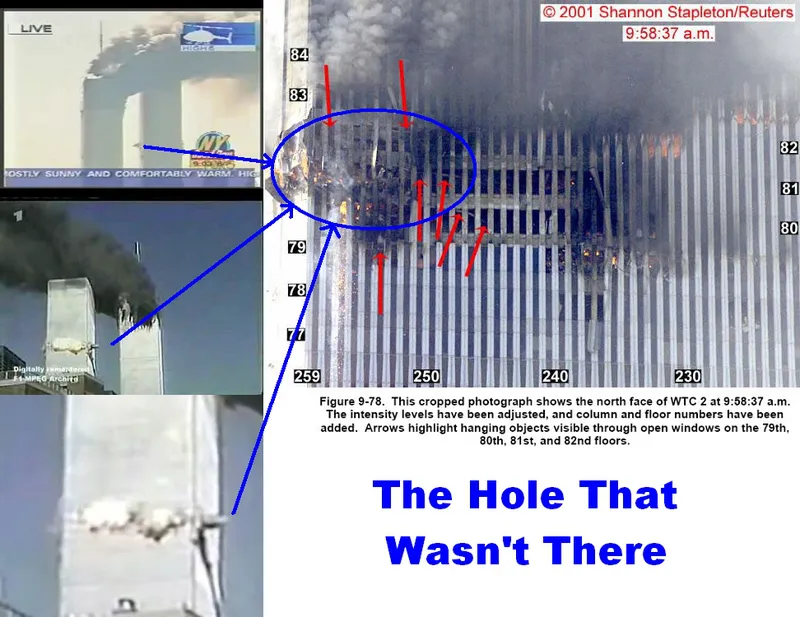 The hole that wasn't there 9/11