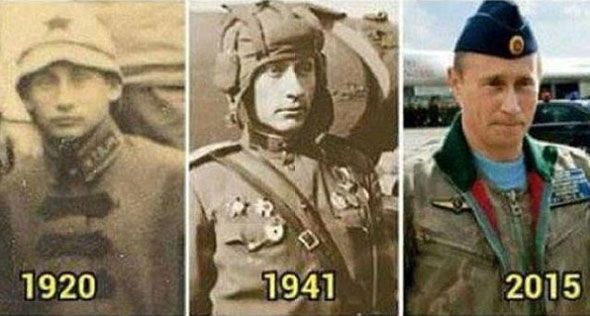 Vladimir Putin time traveller