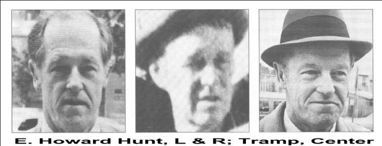 Was E Howard Hunt one of the tramps?