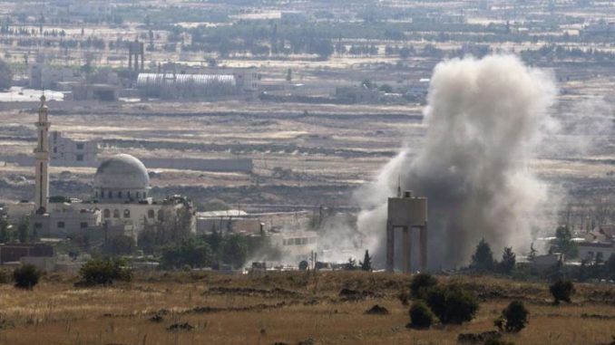 Israeli Air Airstrikes Target Syria After Stray Mortar Hits Golan Heights