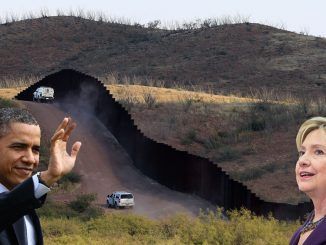 The Secure Fence Act of 2006 was a bill providing for the construction of 700 miles of double-fencing along the US-Mexico border - and Barack Obama, Joe Biden and Hillary Clinton all put their hands up and voted 'yea.'