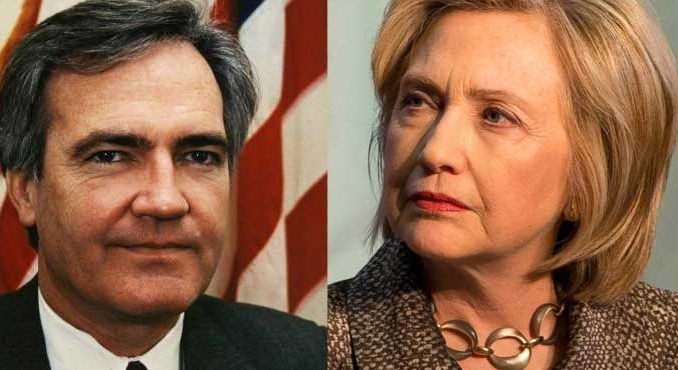 New evidence suggesting Vince Foster did not commit suicide, but died of two gunshot wounds to the neck, has left Hillary Clinton in the frame.