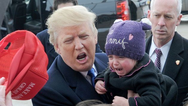 Trump baby crying 