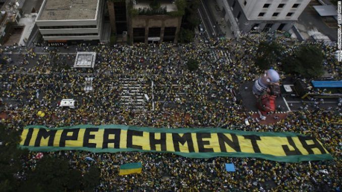 Millions of people protest around various cities in Brazil