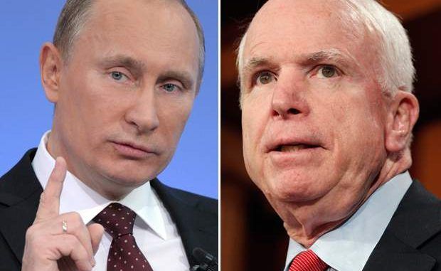 Russia Bans John McCain NGO