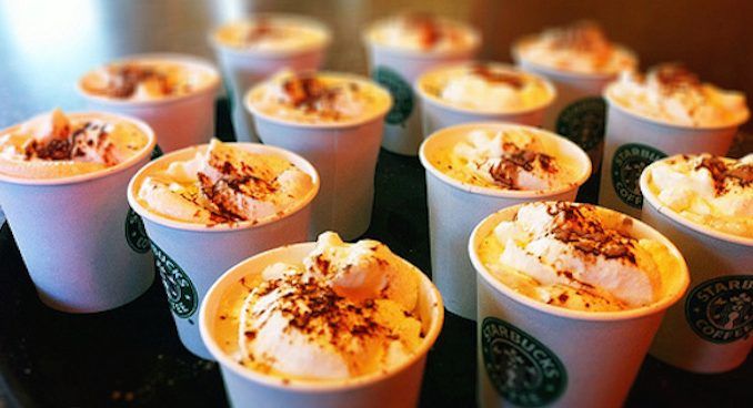 Starbucks' sickly sweet harbinger of fall, the pumpkin spice latte, is now back on menus nationwide, according to a press release.