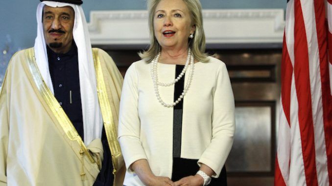 Wikileaks release shows that Hillary Clinton admitted that Saudi Arabia sponsors ISIS