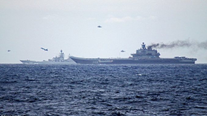 Putin sends armed fleet towards UK