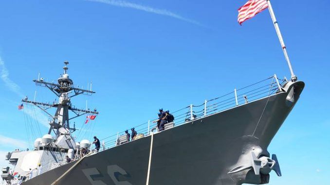 Two US Warships Dock In Vietnam