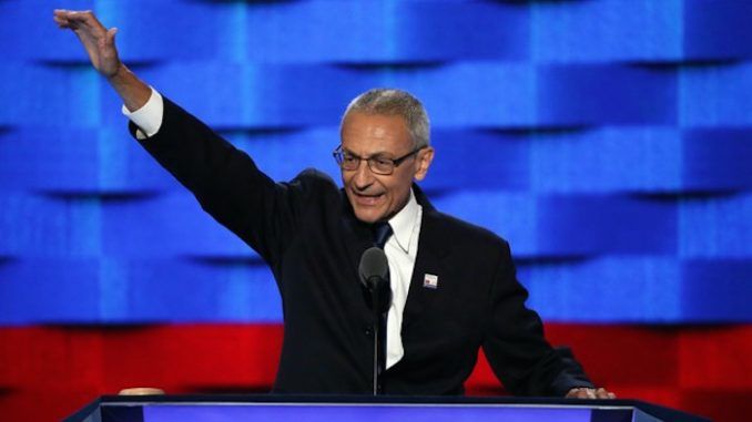 A WikiLeaks email reveals John Podesta planned to make a "stiff example" in punishing someone for leaking information - regardless of evidence.