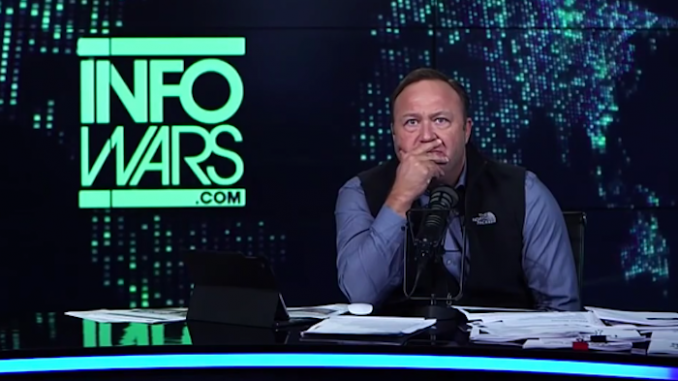 Alex Jones calls on the Trump administration to help alternative media which he says is currently under attack