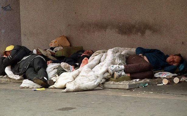 Homeless People Sprayed With Water As They Sleep On British Streets