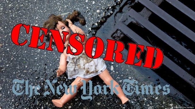 New York Times caught censoring Norway pedophile ring story