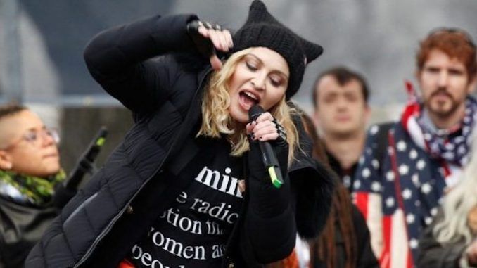 Madonna under investigation by the Secret Service for inciting terrorism