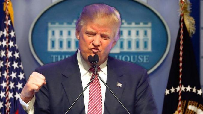 President Trump declares war against the ruling elite