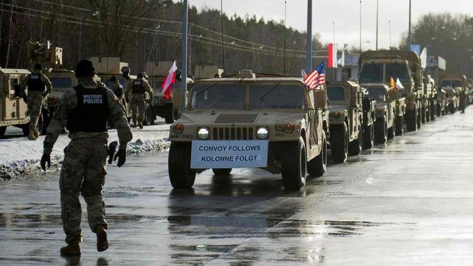 Thousands Of US Troops Arrive In Poland Amid Tension With Russia