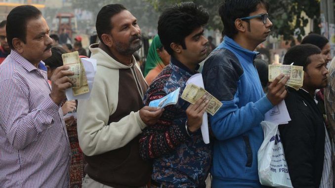 Washington forced India to abolish cash