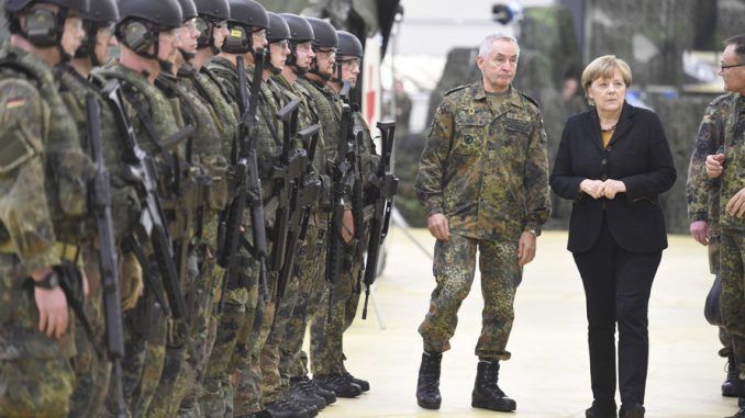 Angela Merkel proposes EU army to defend against Donald Trump