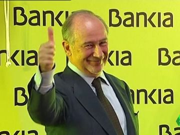 Rodrigo Rato, former head of the International Monetary Fund, during Bankia's launch.