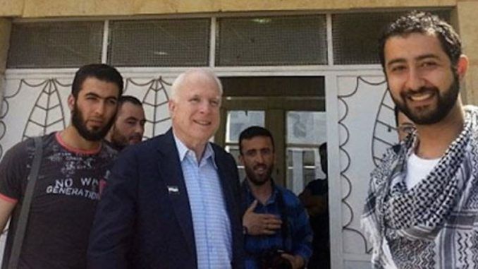 John McCain caught posing with Al Qaeda and ISI operatives